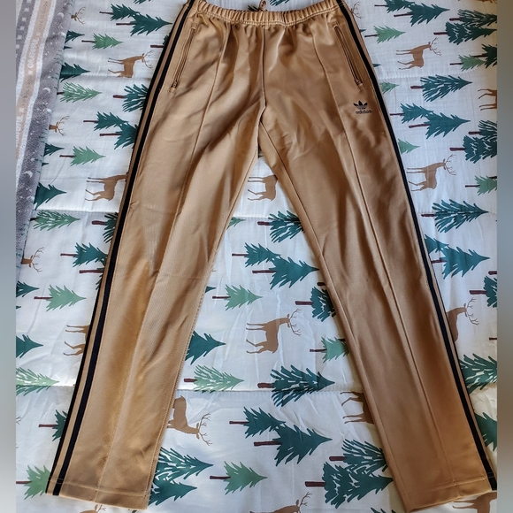 Adidas Beckenbauer Track Pants - Brown/Black - Picture 7 of 9